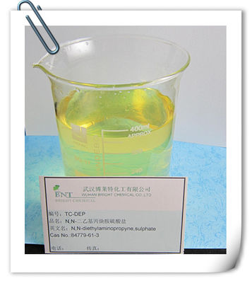黄色いTC-DEP N,N-ダイエチル-2-プロピネアンモニウム硫酸 CAS番号 84779-61-3