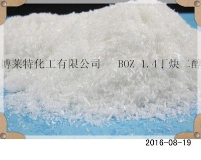 プライマリーニッケルプラチング ブライトナー BOZ ((2-ブチン-1,4-ダイオル) Cas 110-65-6 白い結晶